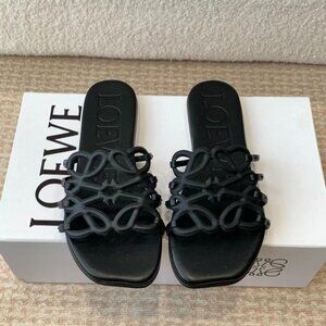 Loewe Elegant Black Sandals for Women